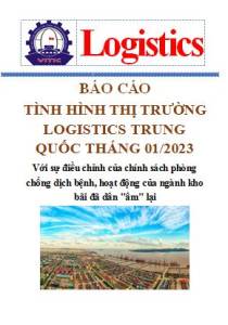 Báo cáo thị trường logistics Trung Quốc tháng 01/2023 (miễn phí)