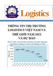 Thông tin thị trường logistics Việt Nam và Thế giới năm 2022 và dự báo