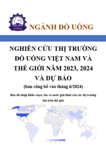 Nghiên cứu thị trường đồ uống Việt Nam và thế giới năm 2023, 2024 và dự báo (bản công bố vào tháng 6/2024)