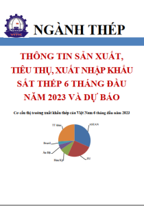 Thông tin sản xuất, tiêu thụ, xuất nhập khẩu sắt thép 6 tháng đầu năm 2023 và dự báo