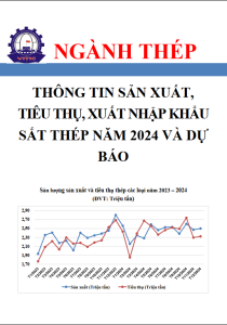Thông tin sản xuất, tiêu thụ, xuất nhập khẩu sắt thép Việt Nam năm 2024 và dự báo