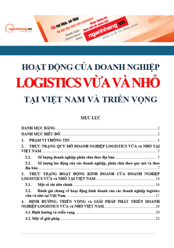 Hoạt động của doanh nghiệp logistics vừa và nhỏ tại Việt Nam và triển vọng