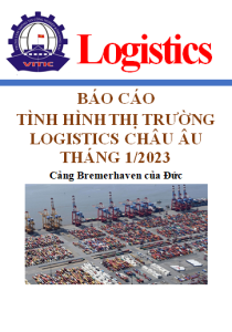 Báo cáo tình hình thị trường logistics Châu Âu số tháng 1/2023 (miễn phí)