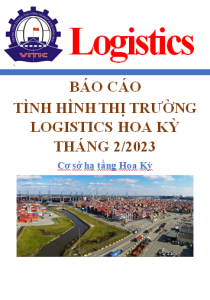 Báo cáo tình hình thị trường logistics Hoa Kỳ số tháng 2/2023 (miễn phí)