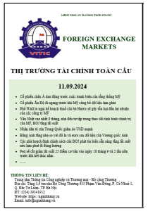 Thị trường tài chính toàn cầu ngày 11.09.2024