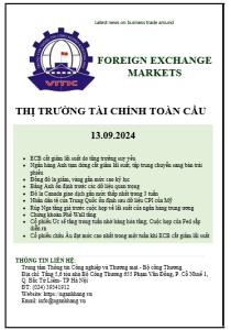 Thị trường tài chính toàn cầu ngày 13.09.2024