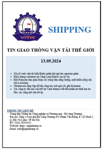 Tin giao thông vận tải thế giới ngày 13.09.2024