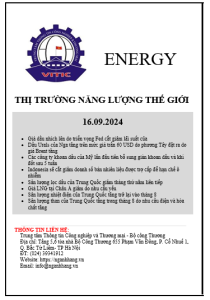 Thị trường năng lượng thế giới ngày 16.09.2024