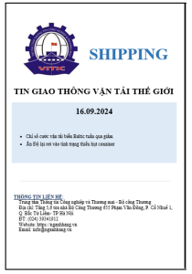 Tin giao thông vận tải thế giới ngày 16.09.2024