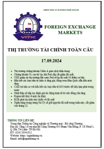 Thị trường tài chính toàn cầu ngày 17.09.2024