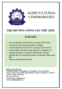 Thị trường nông sản thế giới ngày 23.09.2024