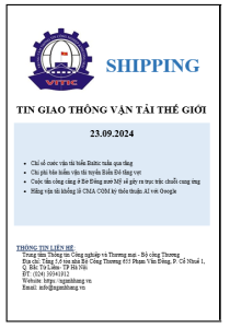 Tin giao thông vận tải thế giới ngày 23.09.2024