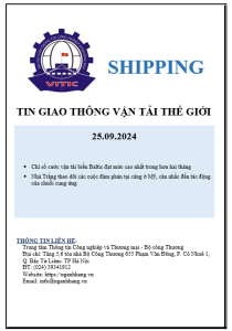 tin giao thông vận tải thế giới ngày 25.09.2024