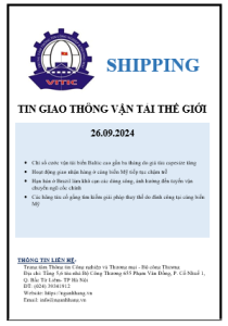 Tin giao thông vận tải thế giới ngày 26.09.2024