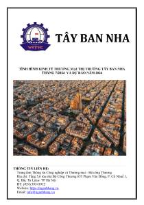 Tình hình kinh tế thương mại và dự báo thị trường Tây Ban Nha tháng 7/2024 
