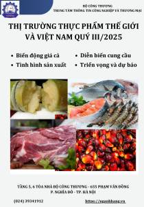 THỊ TRƯỜNG THỰC PHẨM THẾ GIỚI VÀ VIỆT NAM  QUÝ III NĂM 2025: PHÂN TÍCH VÀ DỰ BÁO