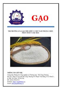 Thị trường lúa gạo thế giới và Việt Nam tháng 1/2025: phân tích và dự báo