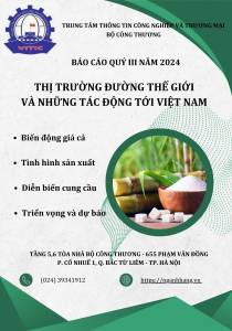 Thị trường Đường thế giới và những tác động tới Việt Nam trong quý III năm 2024