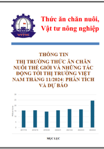 Thông tin thị trường thức ăn chăn nuôi thế giới và những tác động tới thị trường Việt Nam tháng 11/2024: Phân tích và dự báo