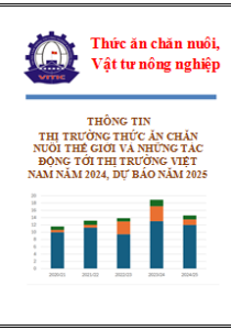 Thông tin thị trường thức ăn chăn nuôi thế giới và những tác động tới thị trường Việt Nam năm 2024, dự báo năm 2025