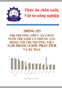 Thông tin thị trường thức ăn chăn nuôi thế giới và những tác động tới thị trường Việt Nam tháng 11/2025: Phân tích và dự báo