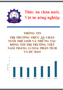 Thông tin thị trường thức ăn chăn nuôi thế giới và những tác động tới thị trường Việt Nam tháng 11/2024: Phân tích và dự báo