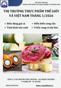 THỊ TRƯỜNG THỰC PHẨM THẾ GIỚI VÀ VIỆT NAM THÁNG 1 NĂM 2026: PHÂN TÍCH VÀ DỰ BÁO