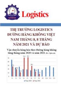 Thị trường Logistics đường hàng không Việt Nam tháng 8, 8 tháng năm 2021 và dự báo