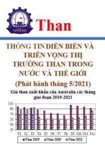 Thông tin về diễn biến và triển vọng thị trường than trong nước và thế giới (Phát hành tháng 5/2021)
