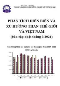 Phân tích diễn biến và xu hướng thị trường than Thế giới và Việt Nam (bản cập nhật tháng 9/2021)