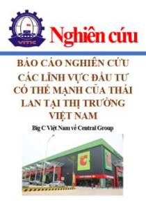 Thông tin nghiên cứu thị trường: Các lĩnh vực đầu tư có thế mạnh của Thái Lan tại thị trường Việt Nam