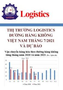 Thị trường Logistics đường hàng không Việt Nam tháng 7/2021 và dự báo