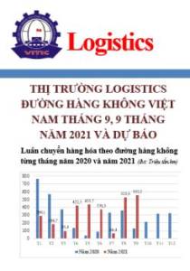 Thị trường Logistics đường hàng không Việt Nam tháng 9, 9 tháng năm 2021 và dự báo