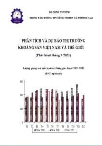 Phân tích và dự báo thị trường khoáng sản Việt Nam và Thế giới (Phát hành tháng 9/2021)