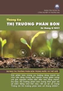 Thông tin thị trường phân bón, số tháng 8/2021
