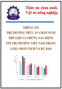 Thông tin thị trường thức ăn chăn nuôi thế giới và những tác động tới thị trường Việt Nam tháng 1/2022: phân tích và dự báo