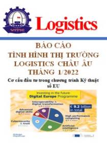 Báo cáo thị trường logistics châu Âu số tháng 11/2021 (miễn phí)
