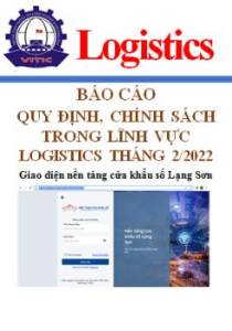 Báo cáo chính sách, quy định về logistics số tháng 2/2022 (miễn phí)