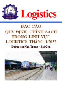 Báo cáo chính sách, quy định về logistics số tháng 1/2022 (miễn phí)
