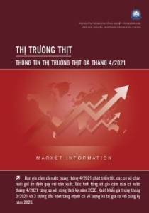 Thông tin thị trường thịt Gà tháng 4/2021 và dự báo