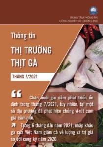 Thông tin thị trường thịt Gà tháng 7.2021