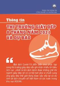 Thông tin thị trường giày dép 8 tháng năm 2021 và dự báo
