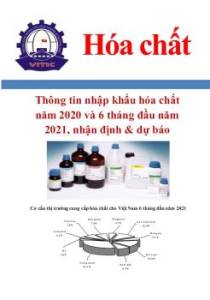 Thông tin nhập khẩu hóa chất năm 2020 và 6 tháng đầu năm 2021, nhận định và dự báo