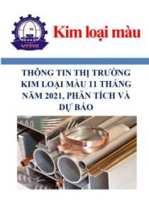 Thông tin thị trường kim loại màu 11 tháng năm 2021, phân tích và dự báo