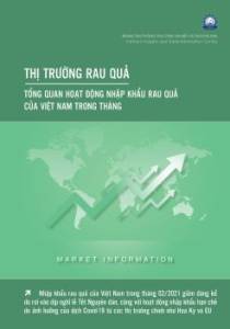 Thông tin tổng quan hoạt động nhập khẩu rau quả của Việt Nam trong tháng 2/2021