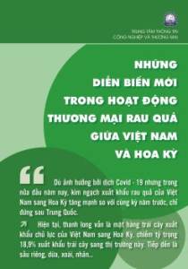 Những diễn biến mới trong hoạt động thương mại rau quả giữa Việt Nam và Hoa Kỳ, số tháng 7/2021