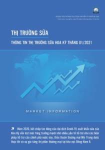 Thông tin về thị trường sữa Hoa Kỳ tháng 1/2021
