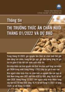 Thông tin thị trường thức ăn chăn nuôi tháng 1 năm 2022 và dự báo