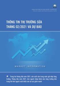 Thông tin thị trường sữa tháng 2/2021 và dự báo