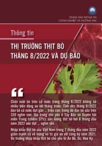 Thông tin thị trường thịt bò tháng 8 năm 2022 và dự báo